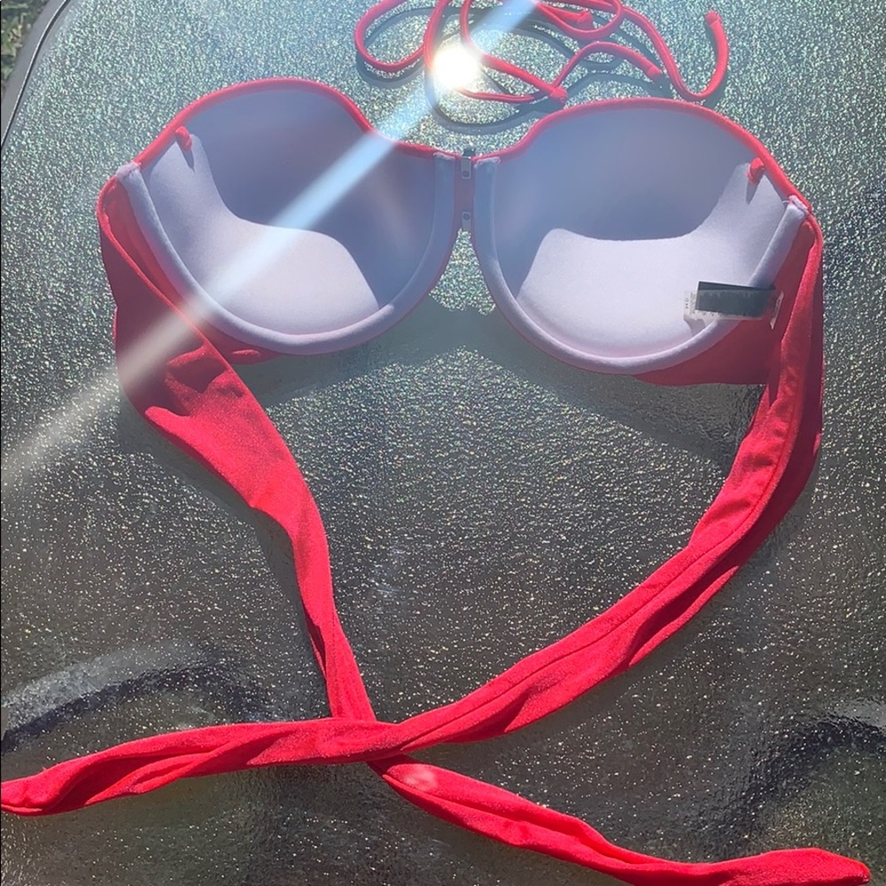Hot pink Victoria secret push up bikini top - Picture 3 of 5